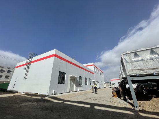 图为大唐兴海清洁能源有限公司子科滩镇、河卡镇项目建成开始供热。曹有山 摄